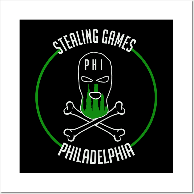 Stealing Games Ski mask Wall Art by Philly Drinkers